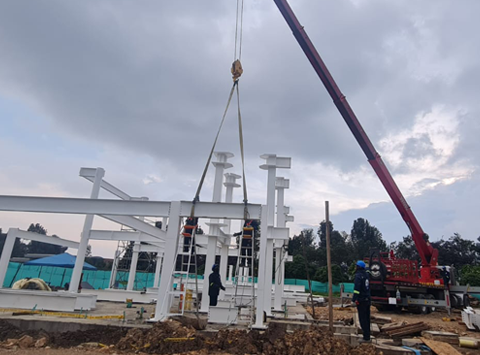 Avance estructura ejes 1 al 3